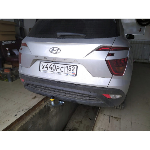 Фаркоп Motodor на Hyundai Creta 2021– Арт. 90906 (Оцинкованный шар)