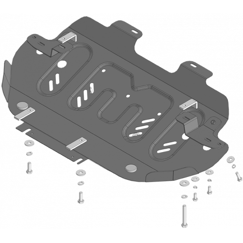 Защита Радиатора MOTODOR для JAC T9 2024- (I), Сталь 2 мм - Арт. 78315