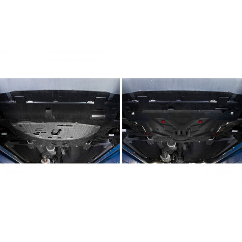 Защита Картера двигателя, КПП АвтоБроня для Honda CR-V 2017-(V), Сталь 45778 мм - Арт. 111.02131.2