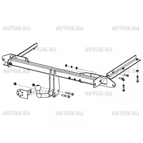 Фаркоп Avtos на OPEL Astra J Sport Tourer 2010- Арт.OP 06